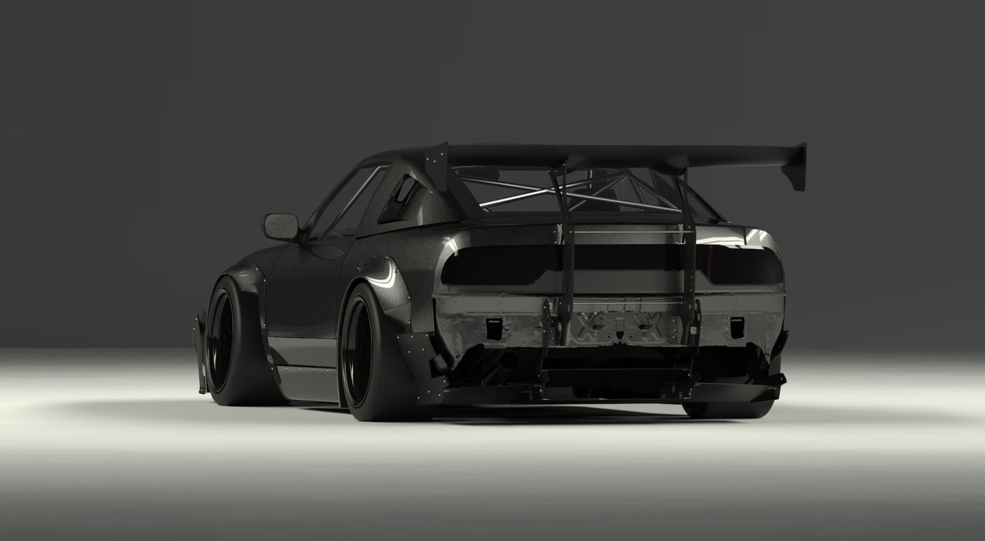 GReddy Pandem Rocket Bunny V2 Duck-Tail Wing | 1995-1998 Nissan 240SX (17020306) main image 1