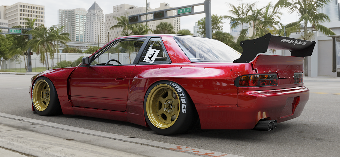 Pandem | V3.0 Nissan Silvia [S13] + Wing [Options] | 1989-1993