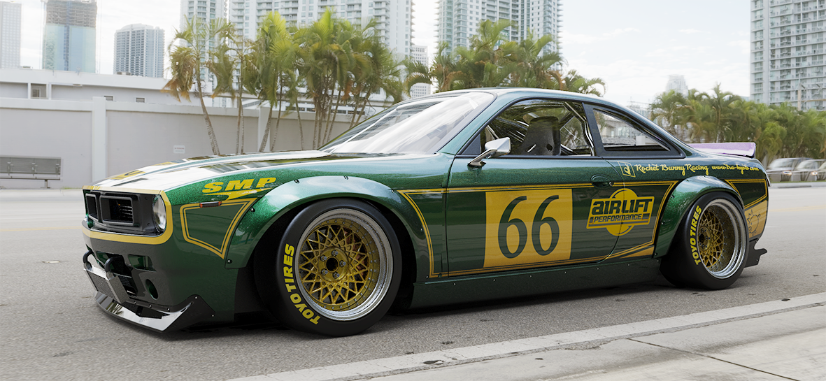 Rocket Bunny Racing | V2.0 Nissan Silvia BOSS [S14] + Duck Wing | 1995-1998