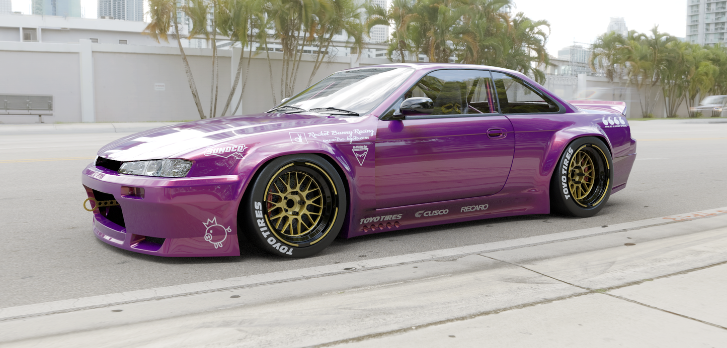 PANDEM | V3.0 Nissan Silvia [S14] + Duck Wing | 1994 - 1996