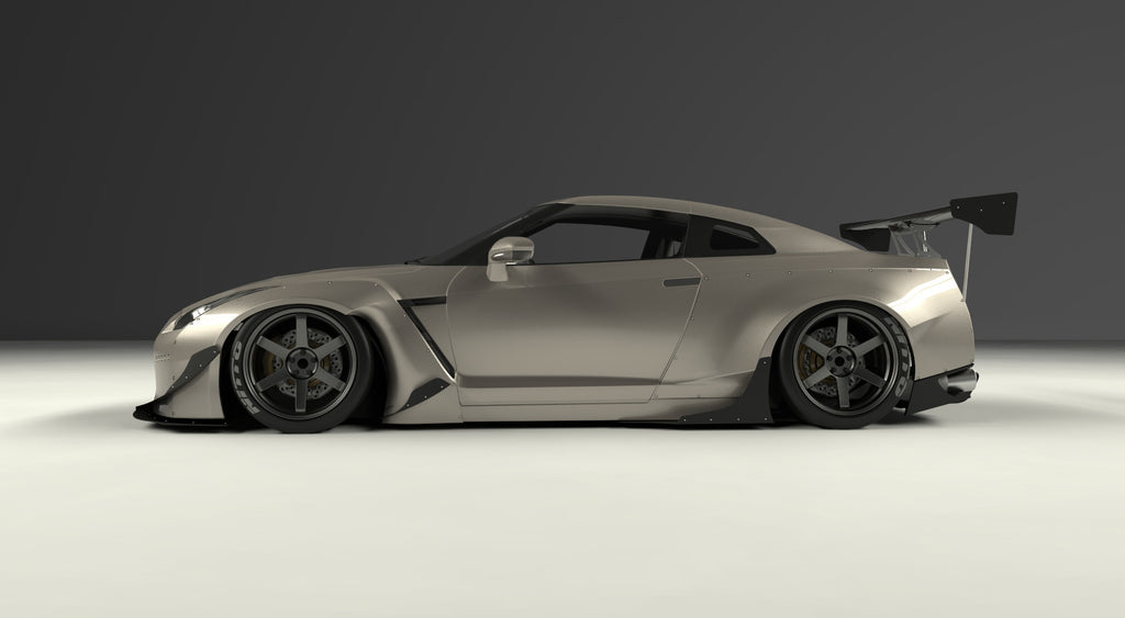Rocket Bunny Racing | V1.0 Nissan R35 GT-R + GT Wing | 2009-2015 ...