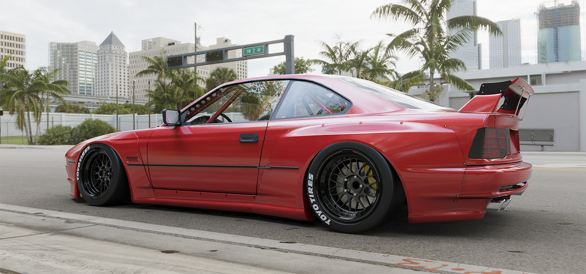 Pandem | V1.0 BMW 8 Series E31 + Rear Wing | 1989 - 1999