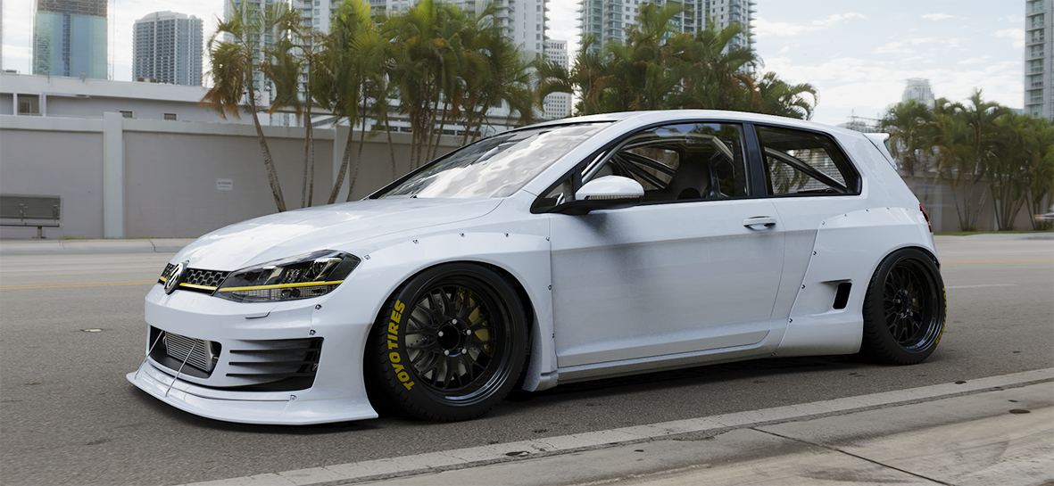 Pandem Racing | V1.0 Volkswagen Golf MK7 GTI + Roof Wing | 2015 - 2021