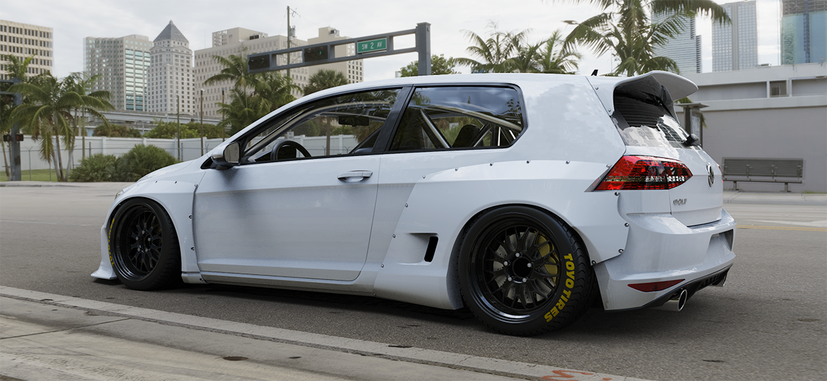 Pandem Racing | V1.0 Volkswagen Golf MK7 GTI + Roof Wing | 2015 - 2021