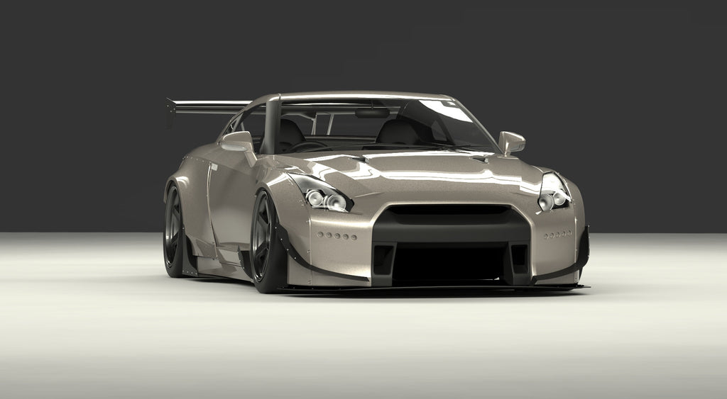 Rocket Bunny Racing | V1.0 Nissan R35 GT-R + GT Wing | 2009-2015 ...