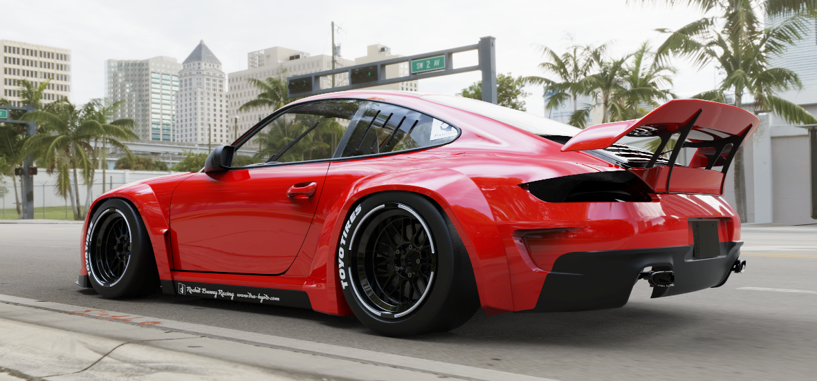 Rocket Bunny Racing | V1.0 Porsche 997 [Non Turbo] + GT Wing | 2004 - 2013