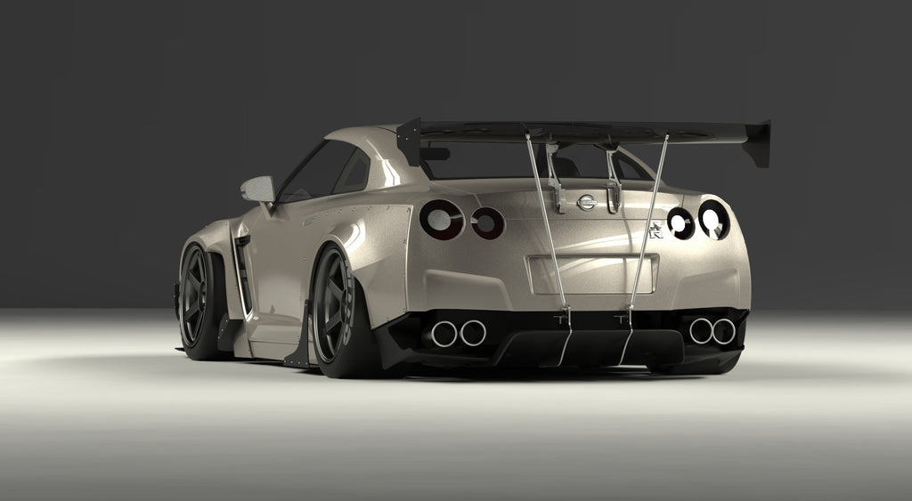 Rocket Bunny Racing | V1.0 Nissan R35 GT-R + GT Wing | 2009-2015 ...