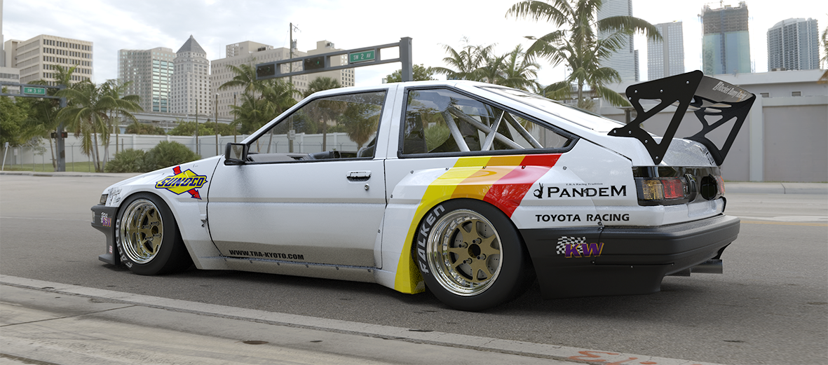 Pandem | V1.0 Toyota Sprinter Trueno AE86 + [Optional] Wing | 1983 - 1987