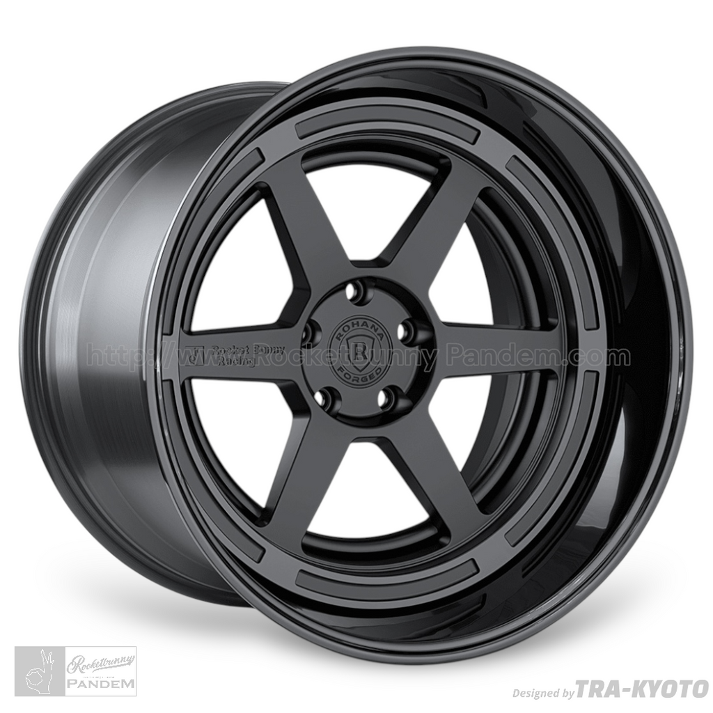 ROHANA × Rocket Bunny Racing | RPM-1 | SATIN BLACK / GLOSS BLACK