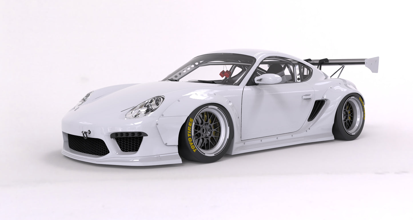 Pandem | V2.0 Porsche Cayman 987.1 + GT Wing | 2005 - 2012