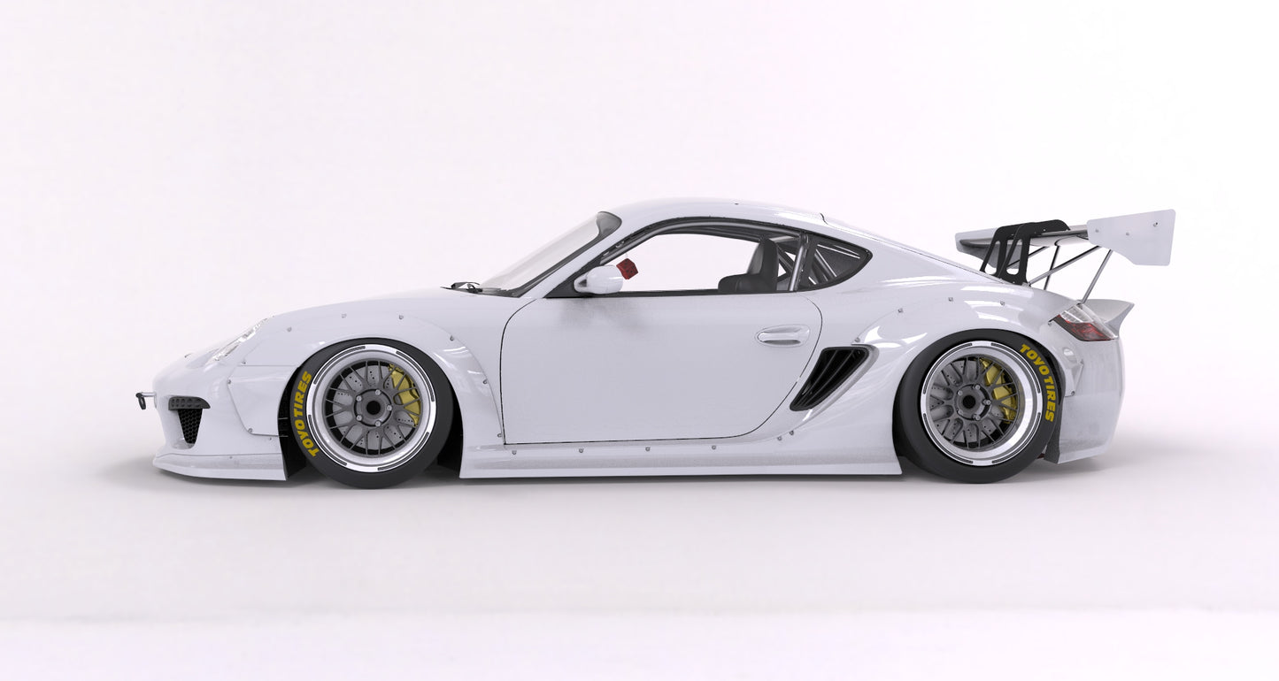 Pandem | V2.0 Porsche Cayman 987.1 + GT Wing | 2005 - 2012