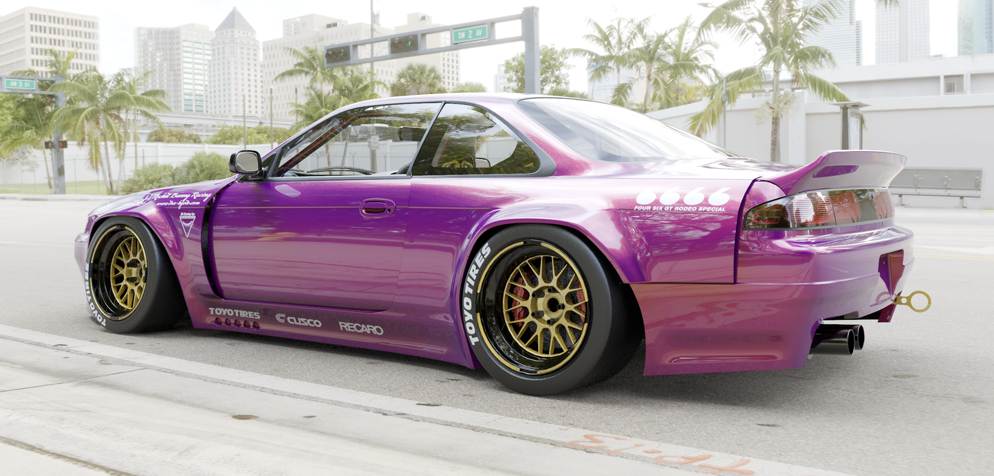 PANDEM | V3.0 Nissan Silvia [S14] + Duck Wing | 1994 - 1996
