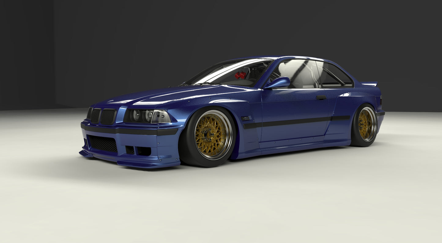 Pandem | V1.0 BMW E36 M3 + Duck Wing | 1992 - 1999