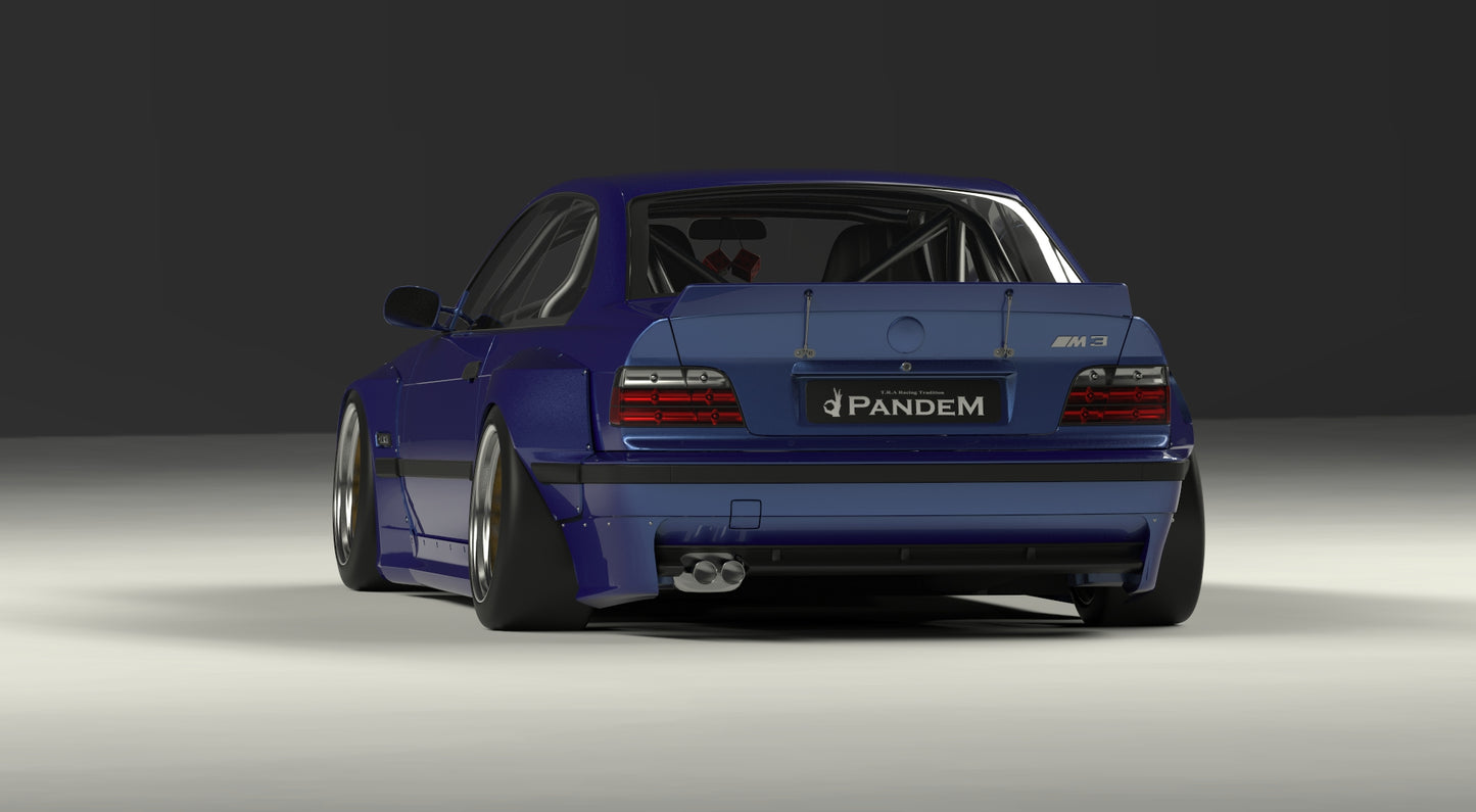 Pandem | V1.0 BMW E36 M3 + Duck Wing | 1992 - 1999