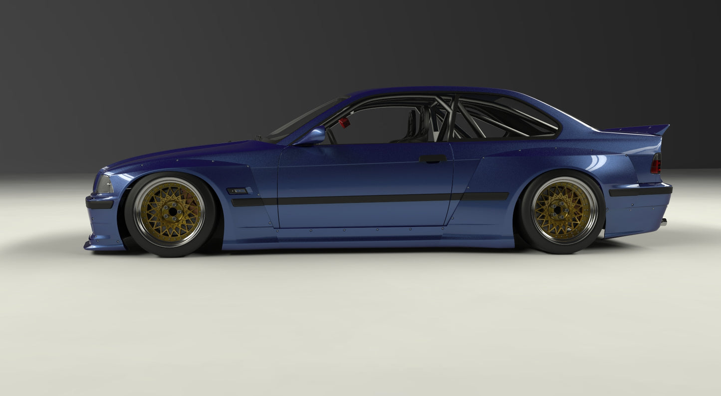 Pandem | V1.0 BMW E36 M3 + Duck Wing | 1992 - 1999