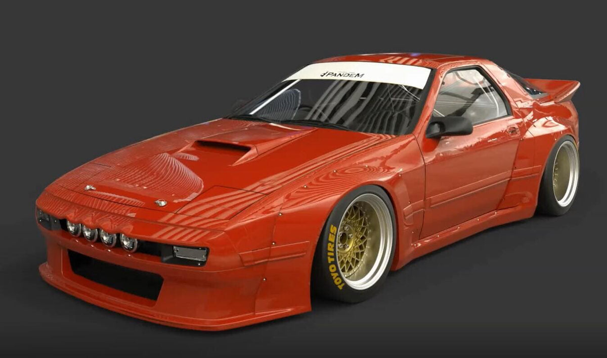 Pandem | V1.0 MAZDA FC RX-7 [FC3S] + Wing [Options] | 1985 - 1992 ...