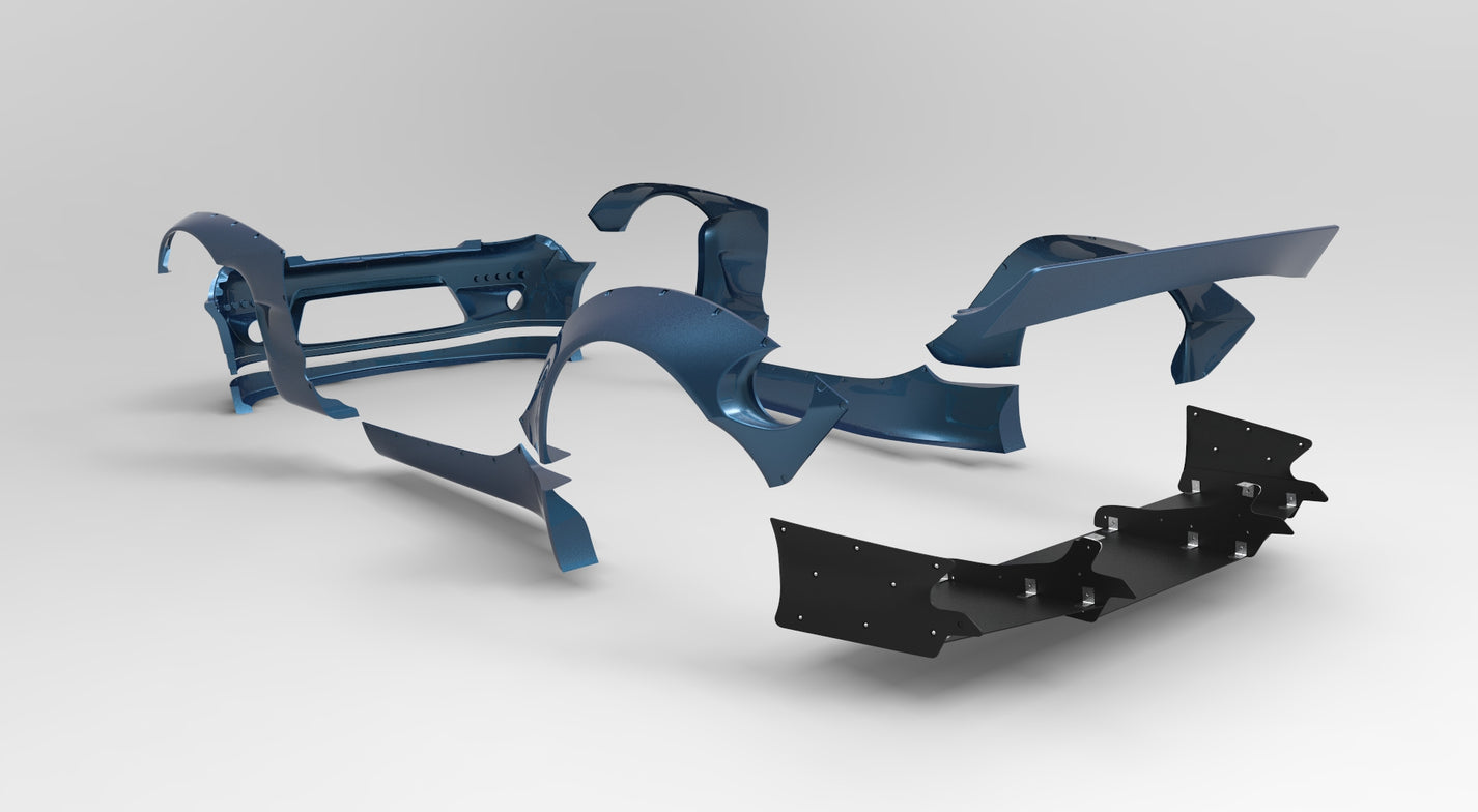 GReddy Rocket Bunny Duck-Tail Wing V2 | 1992-2002 Mazda RX-7 (17040216) main image 0
