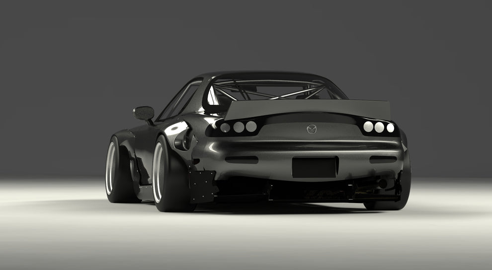Rocket Bunny Racing | V1.0 Mazda RX-7 FD3S + Duck Wing | 1993-2003 ...