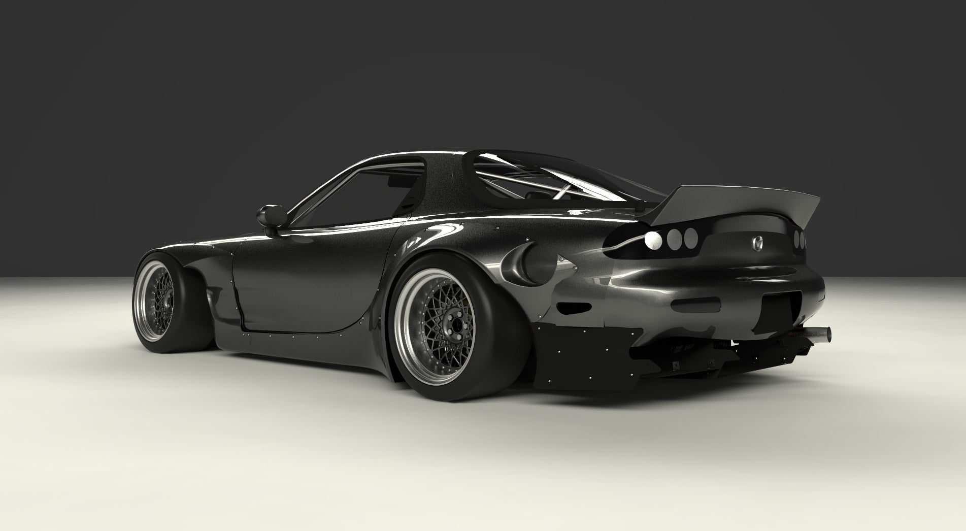 Rocket Bunny Racing | V1.0 Mazda RX-7 FD3S + Duck Wing | 1993-2003 ...