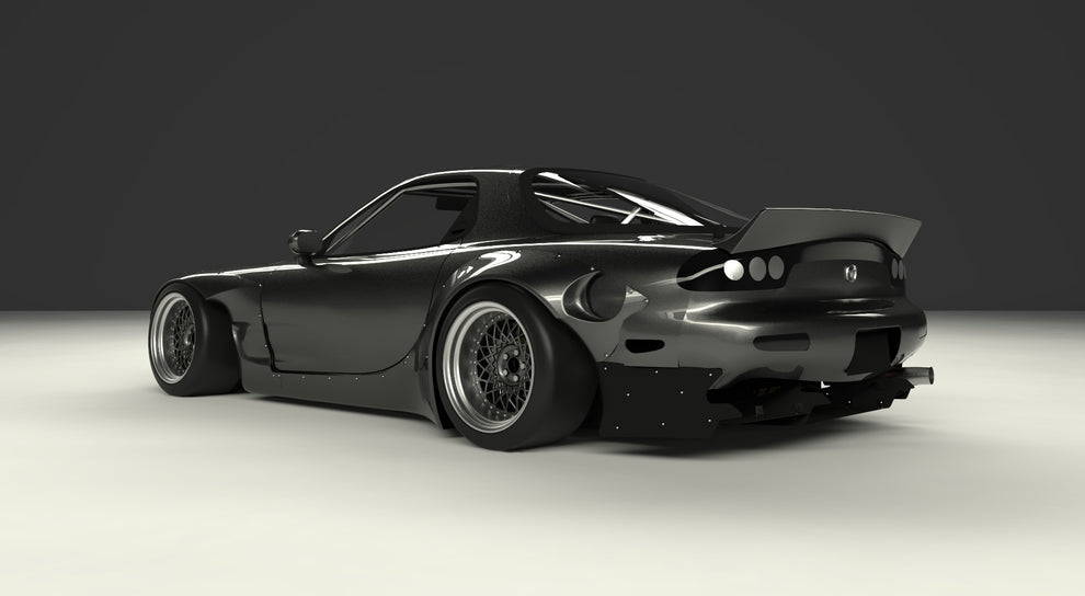 Rocket Bunny Racing | V1.0 Mazda RX-7 FD3S + Duck Wing | 1993-2003 ...