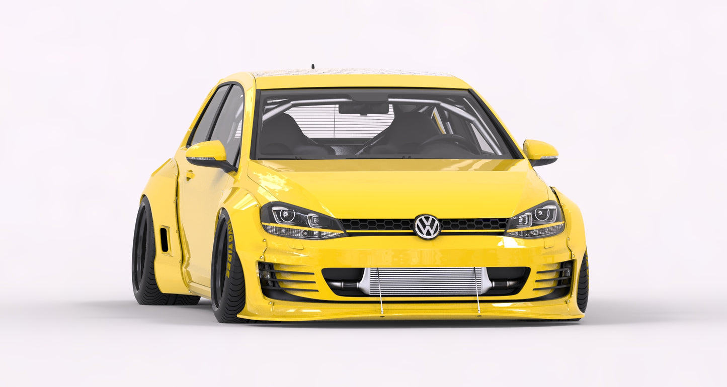 Pandem Racing | V1.0 Volkswagen Golf MK7 GTI + Roof Wing | 2015 - 2021