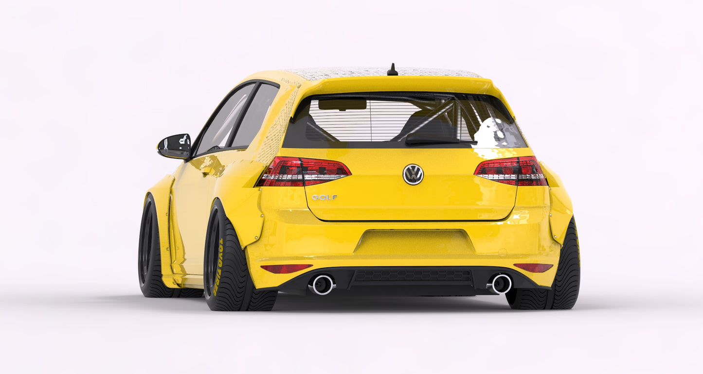 Pandem Racing | V1.0 Volkswagen Golf MK7 GTI + Roof Wing | 2015 - 2021