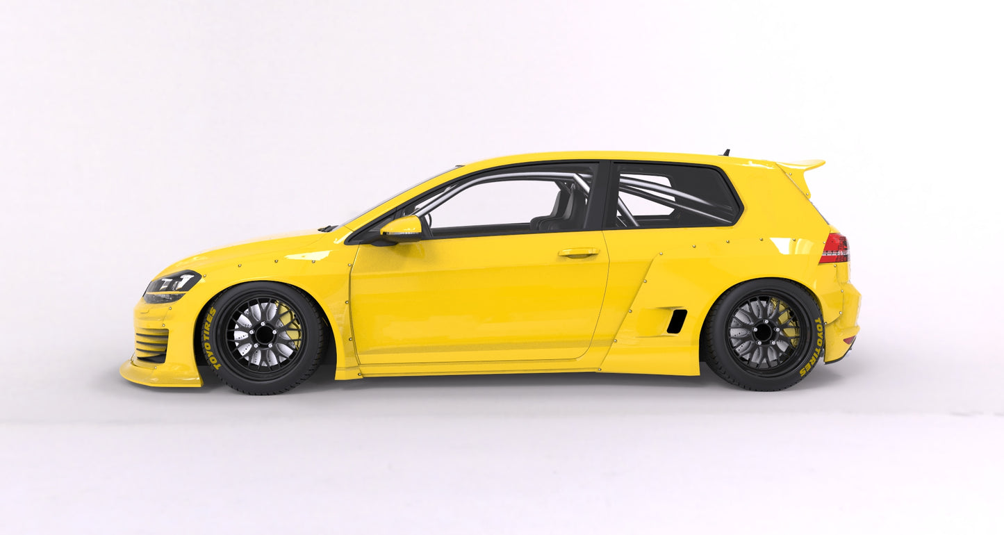 Pandem Racing | V1.0 Volkswagen Golf MK7 GTI + Roof Wing | 2015 - 2021