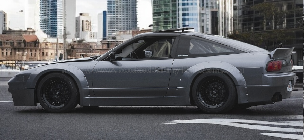 Rocket Bunny Racing | V1.0 Nissan 180SX / 240SX [RPS13] + Duck Wing | 1989 - 1993