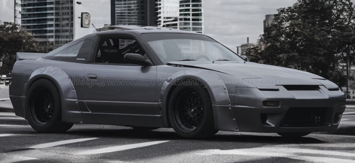 Rocket Bunny Racing | V1.0 Nissan 180SX / 240SX [RPS13] + Duck Wing | 1989 - 1993