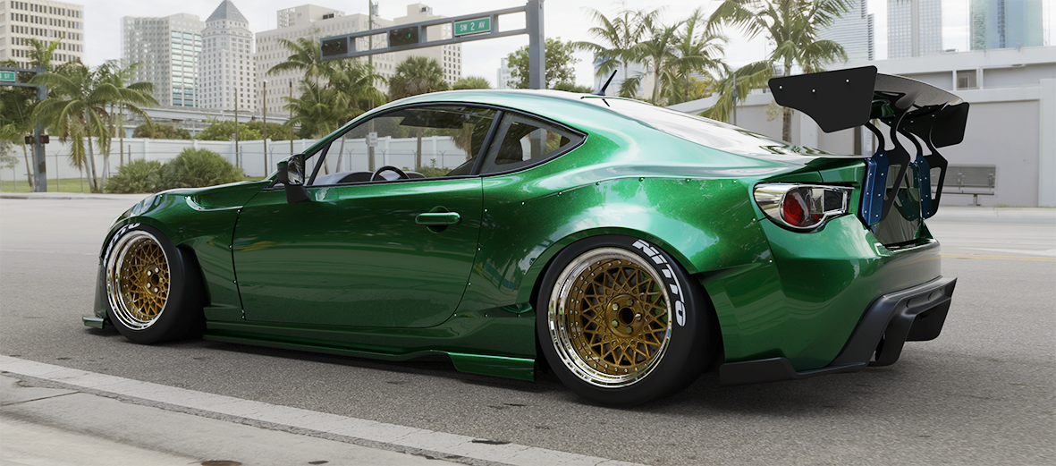 Rocket Bunny Racing | V1.0 [ ZN-6 ] - GT86 - FRS with GT Wing | 2012 - 2016