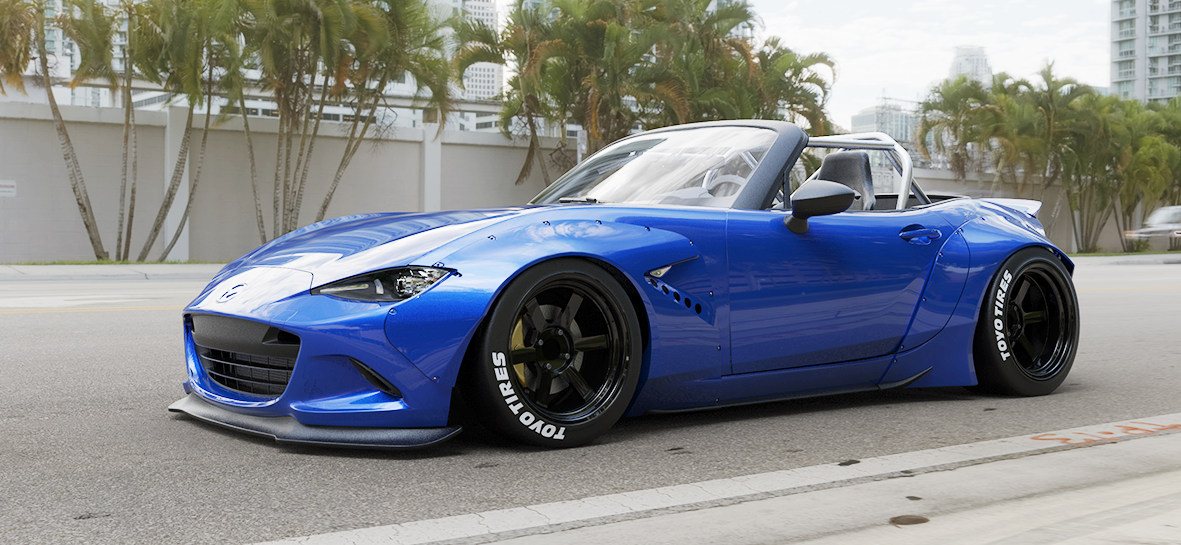 Pandem | V2.0 Mazda ND MX-5 Miata + Duck Wing | 2015+