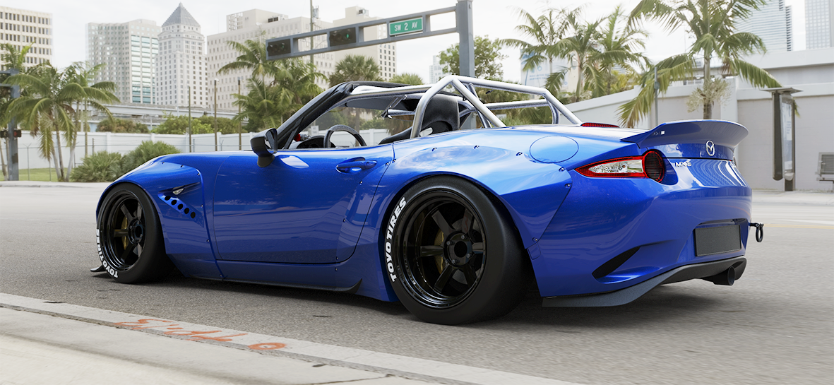 Pandem | V2.0 Mazda ND MX-5 Miata + Duck Wing | 2015+