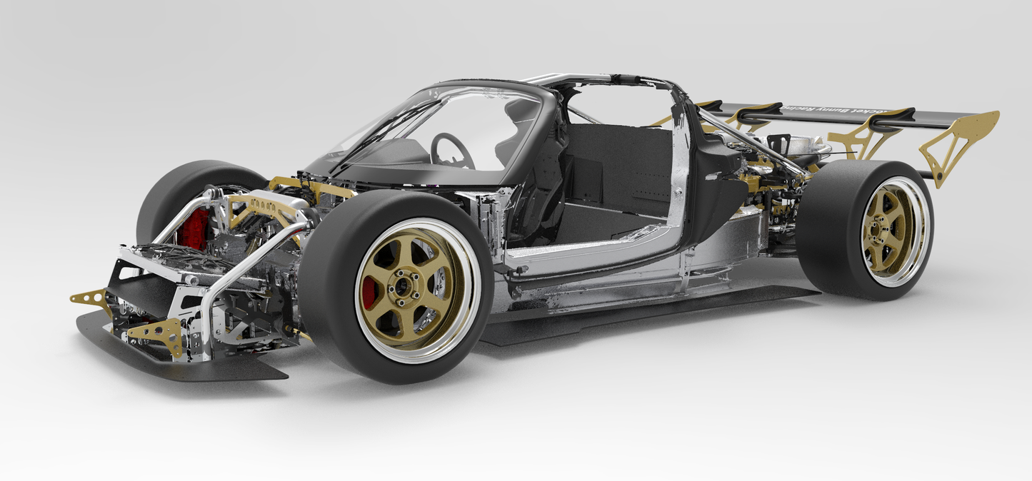 ROCKET BUNNY RACING x 6666 FOUR SIX GT RODEO SPECIAL | LOTUS ELISE [2nd Gen. / 111S] WIDEBODY AERO + SUBFRAME KIT [FRP] | 2001 - 2011