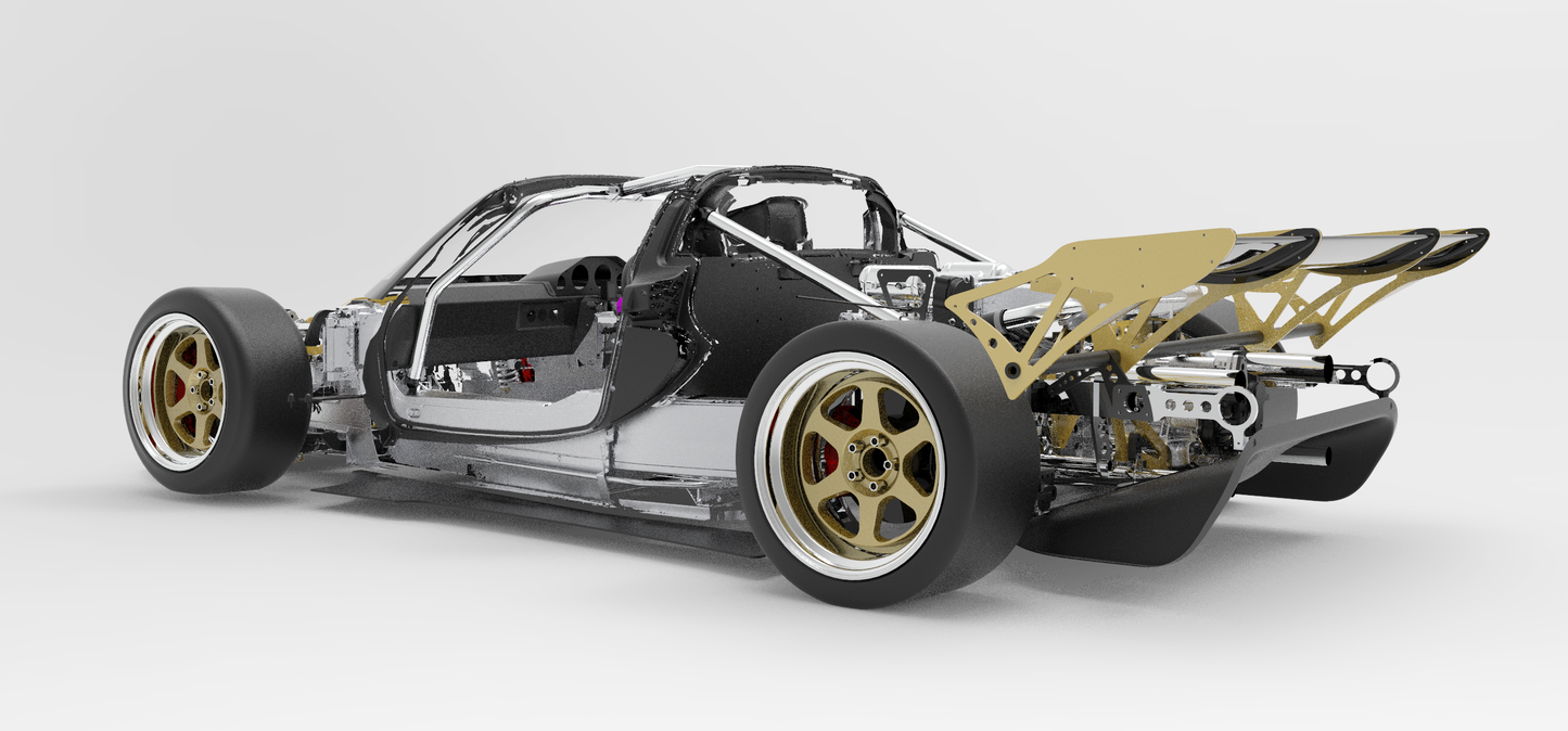 ROCKET BUNNY RACING x 6666 FOUR SIX GT RODEO SPECIAL | LOTUS ELISE [2nd Gen. / 111S] WIDEBODY AERO + SUBFRAME KIT [FRP] | 2001 - 2011