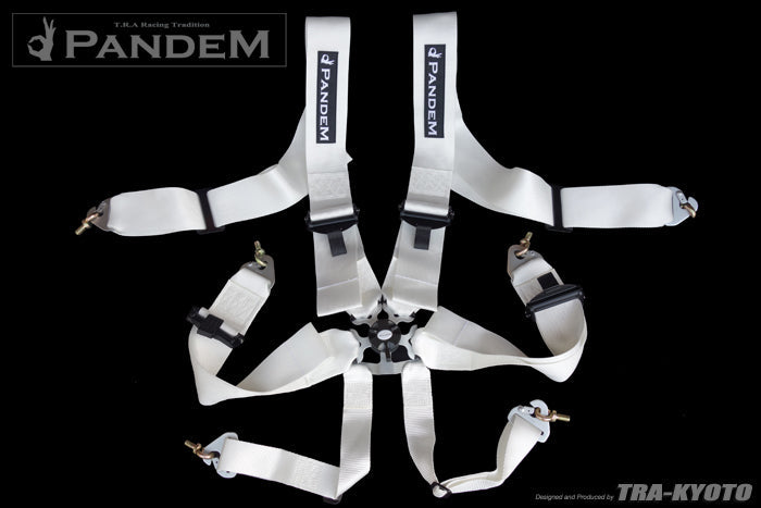Pandem | 6pt Harness - White