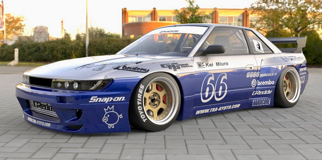 アディクション Silvia S13 RocketBunny Nissan Silvia S13 Is the Extreme Drift Rocket Bunny That Fits in a
