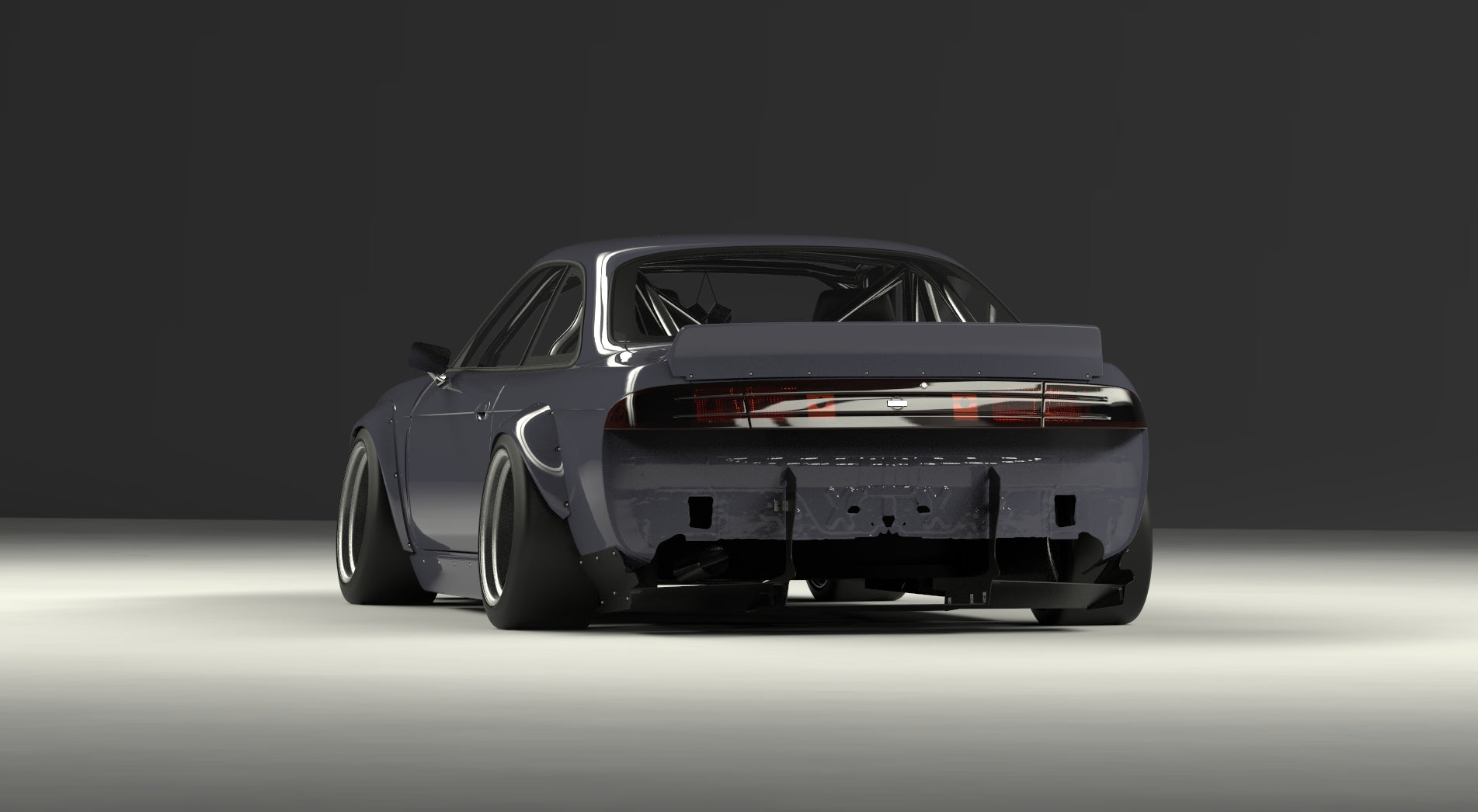 Rocket Bunny Racing | V2.0 Nissan Silvia BOSS [S14] + Duck Wing