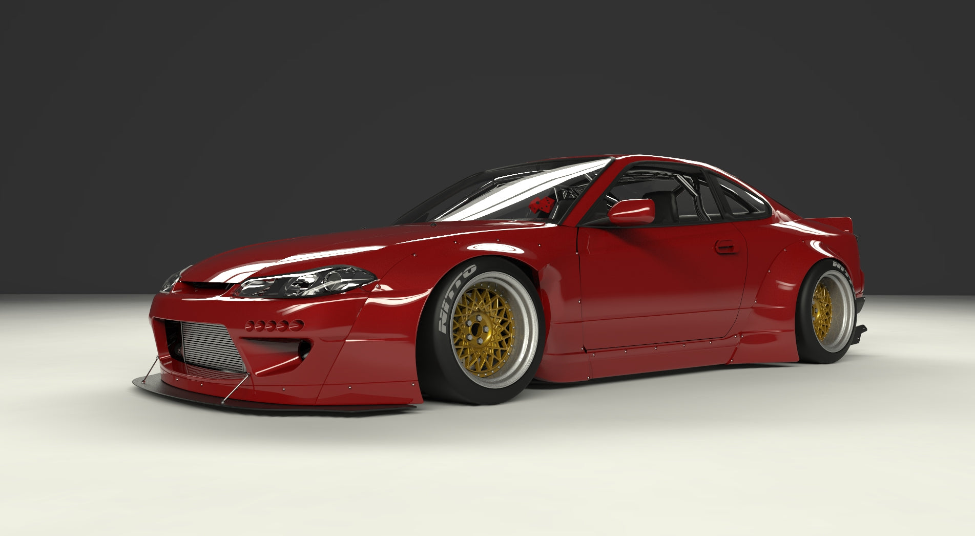 も*く様 アディクション　S15シルビア Rocket Bunny ボディキット Rocket Bunny Racing | V1.0 Nissan Silvia [S15] + Duck Wing | 1999