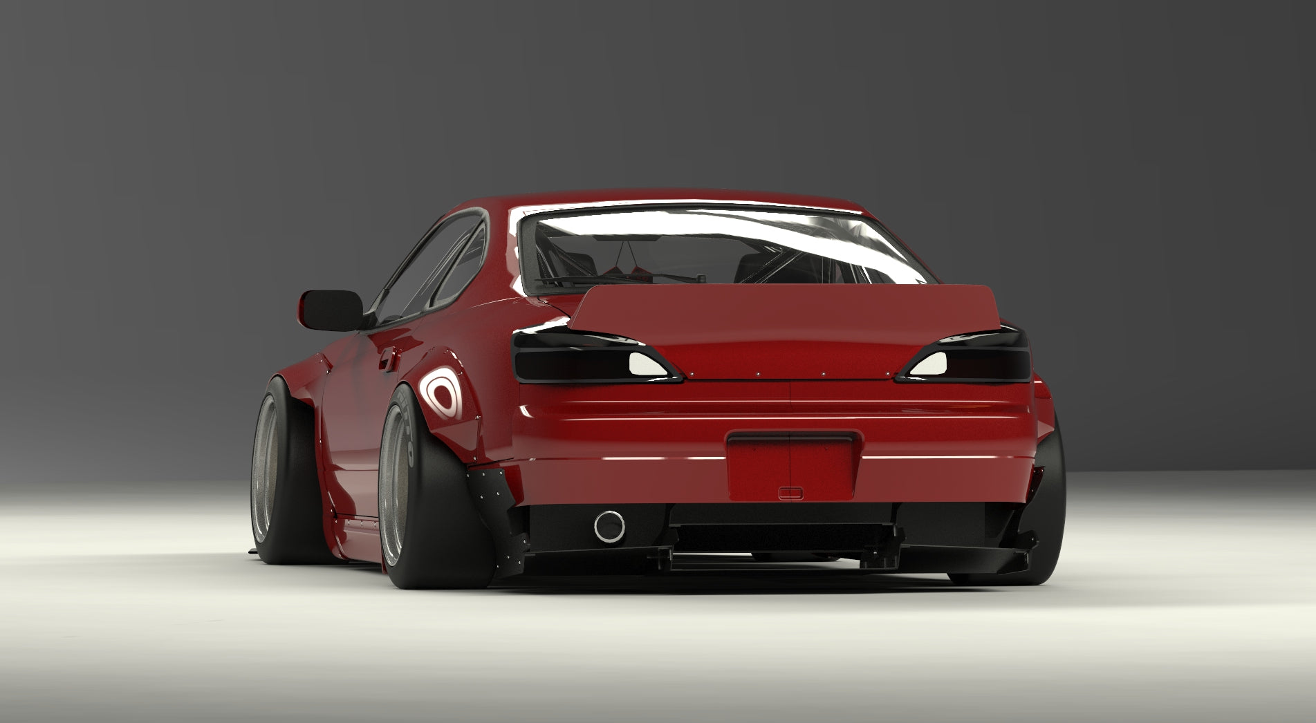 Rocket Bunny Racing | V1.0 Nissan Silvia [S15] + Duck Wing | 1999