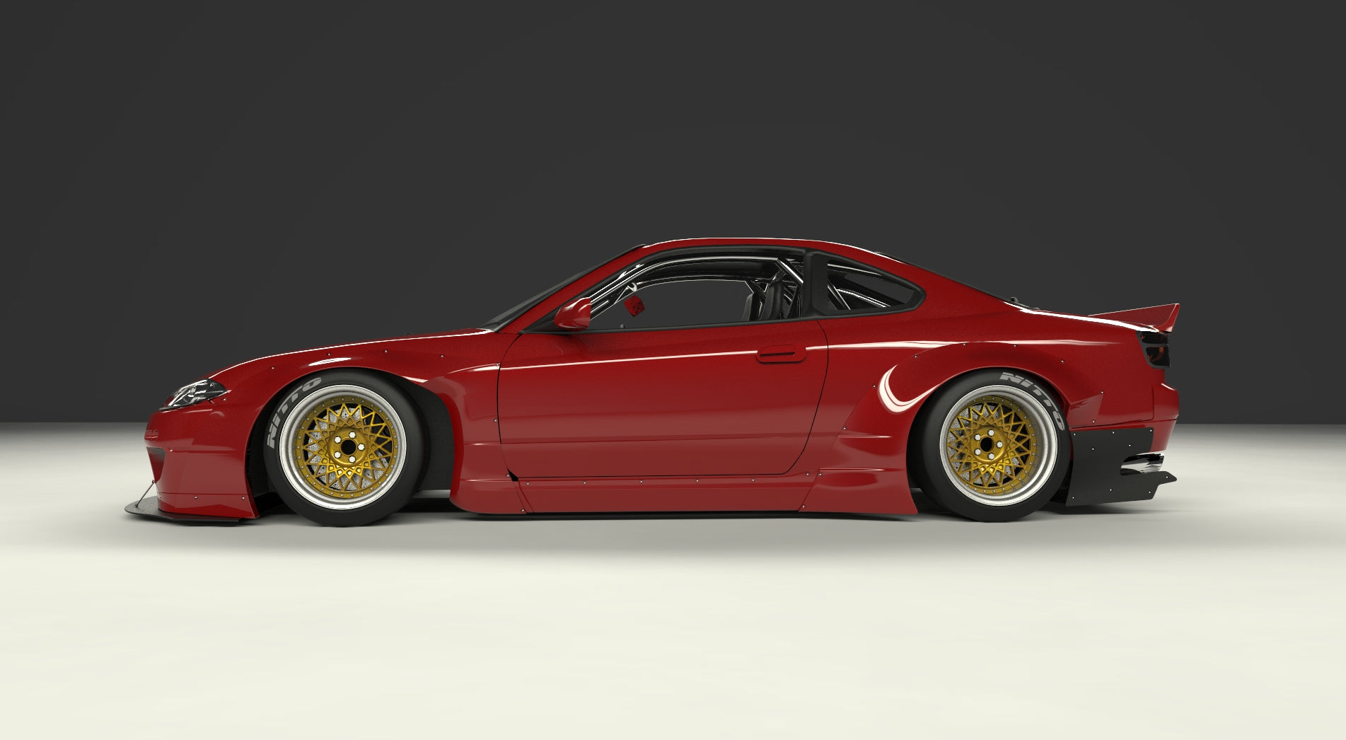 Rocket Bunny Racing | V1.0 Nissan Silvia [S15] + Duck Wing | 1999