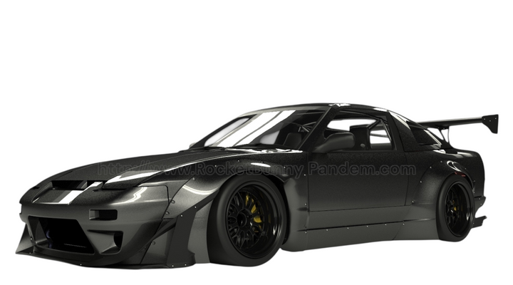 GReddy Pandem Rocket Bunny V2 Front Lip | 1995-1998 Nissan 240SX (17020301) main image 0
