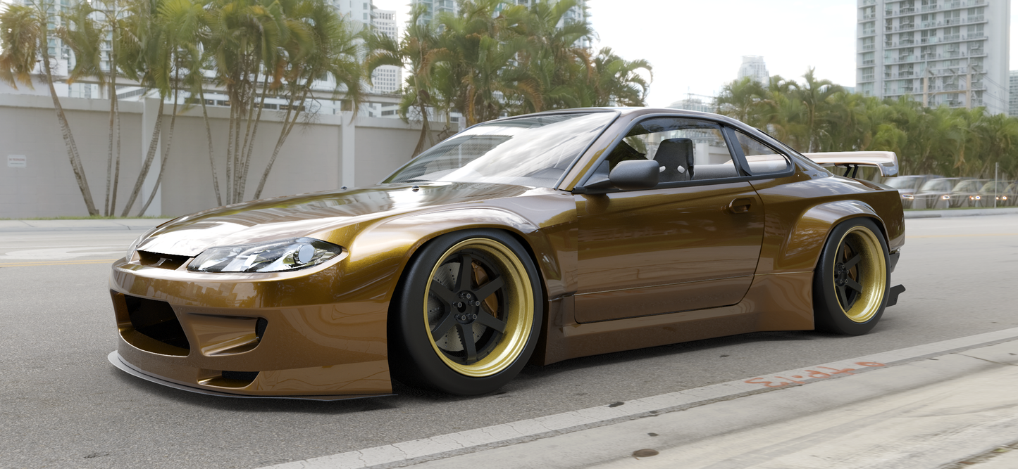 Pandem | V2.0 Nissan Silvia [S15] + Mid-Rise Wing | 1999 - 2003