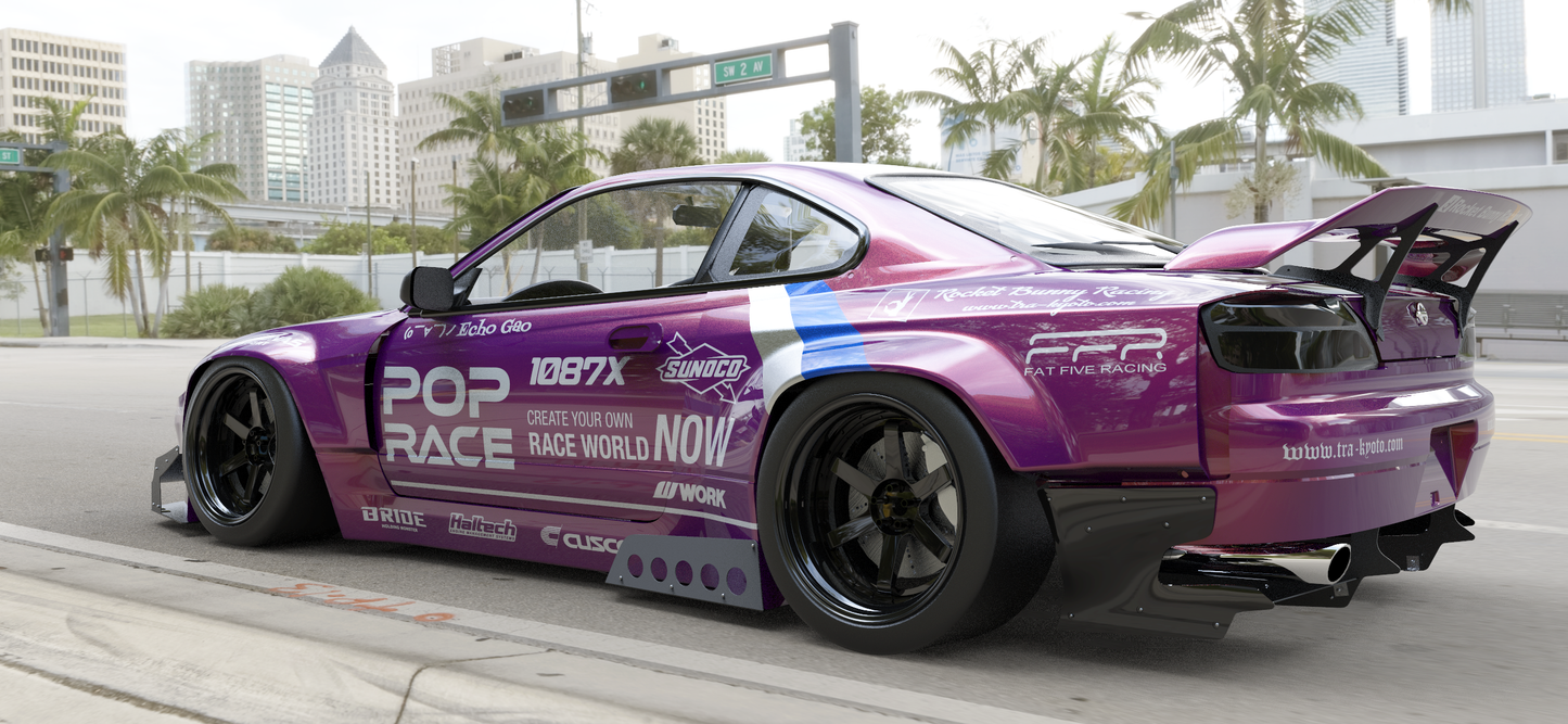 Pandem | V2.5 Nissan Silvia [S15] + Mid-Rise Wing | 1999 - 2003