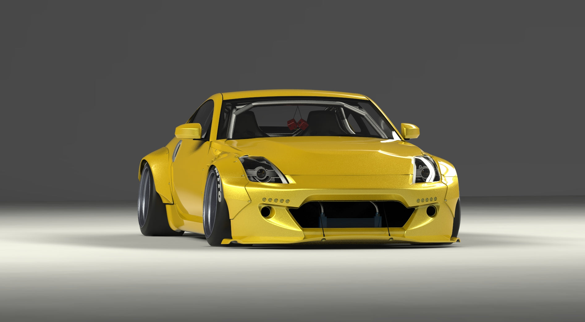 Rocket Bunny マスタング　ボディー Rocket Bunny Racing | V1.0 Nissan 350Z [Z33] + Duck Wing | 2003