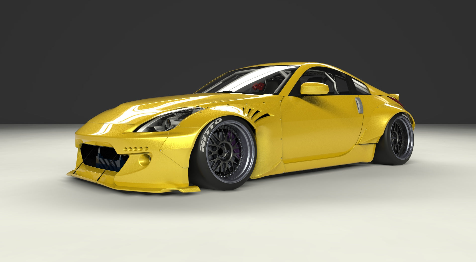 Rocket Bunny Racing | V1.0 Nissan 350Z [Z33] + Duck Wing | 2003