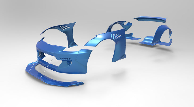GReddy Rocket Bunny Aero Kit - Front Fenders | 2003-2008 Nissan 350Z (17020353) main image 1